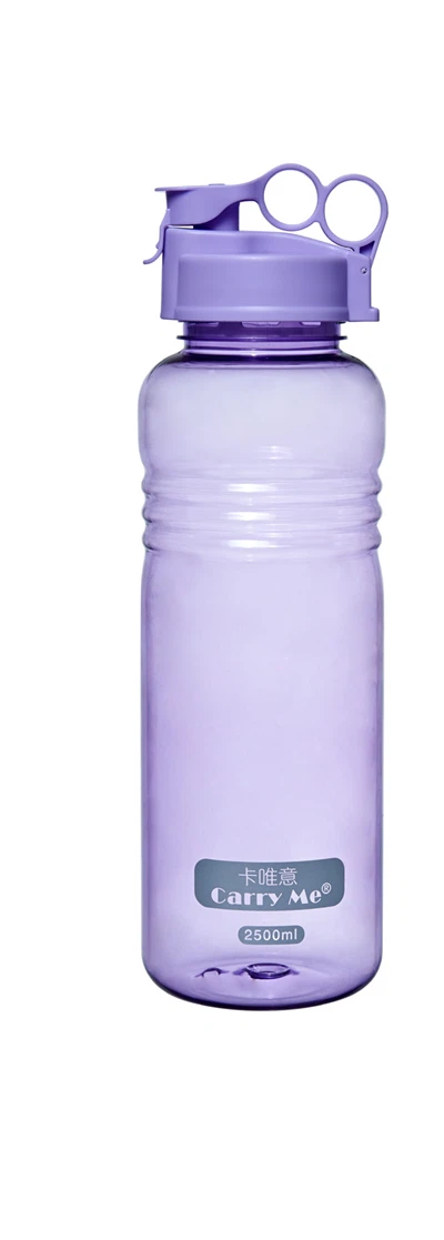 Пластмасова бутилка за вода с голям капацитет 2,5 л